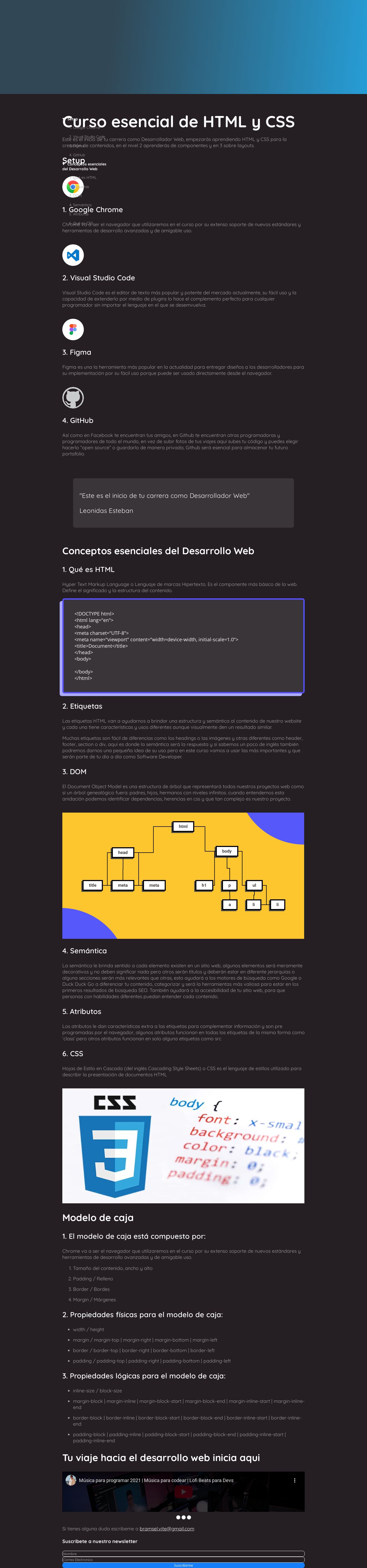 Este es el proyecto que hice en el curso esencial de HTLM y CSS con Leonidas Esteban :)